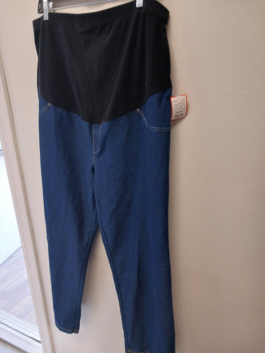 Blue Jean Time And Tru Maternity Jeggings, XXL