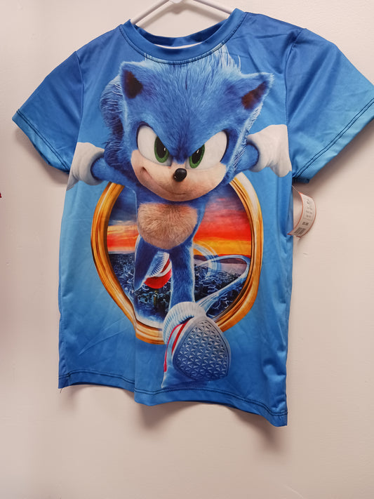 Blue Sonic Shirt, 8 B