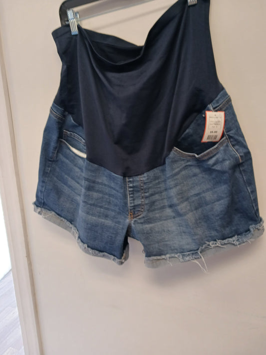 Blue Jean Time And Tru Maternity Shorts, XL