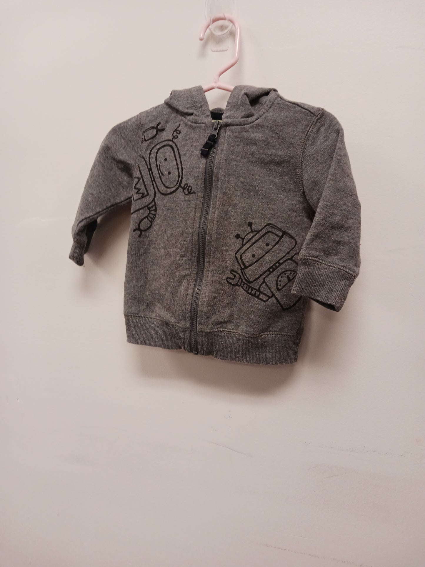 Grey Robot First Impressions Jacket, 3-6M B