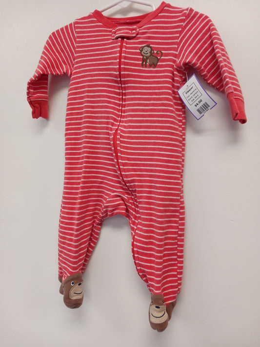 Red/White Carters Sleeper, 6M B