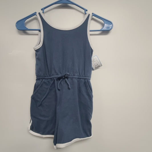 Blue/White Wonder Nation Romper, 4T G