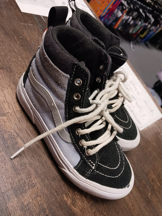Blue/White/Black Vans Sneakers, 2.5Y B