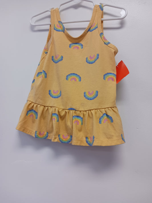 Yellow/Rainbow Cat & Jack Tank Top, 3T G