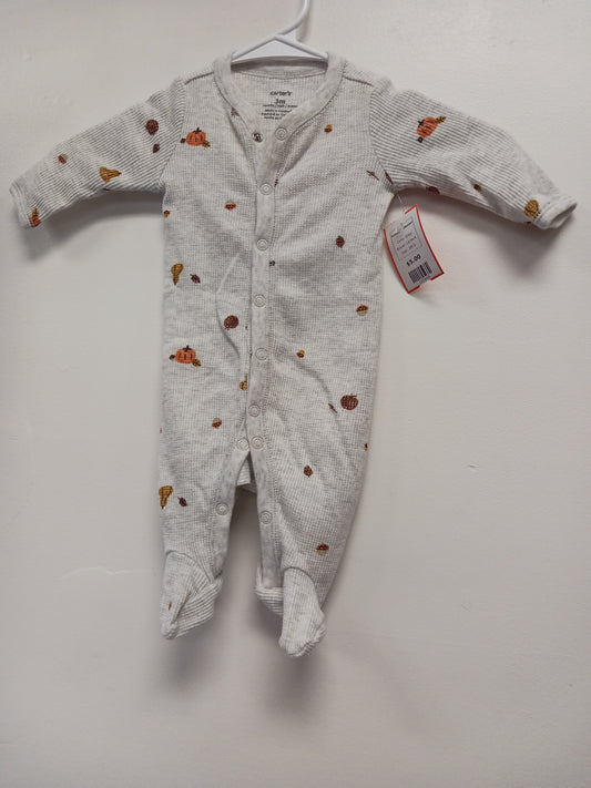 Grey Carters Pumpkin Sleeper, 3M G