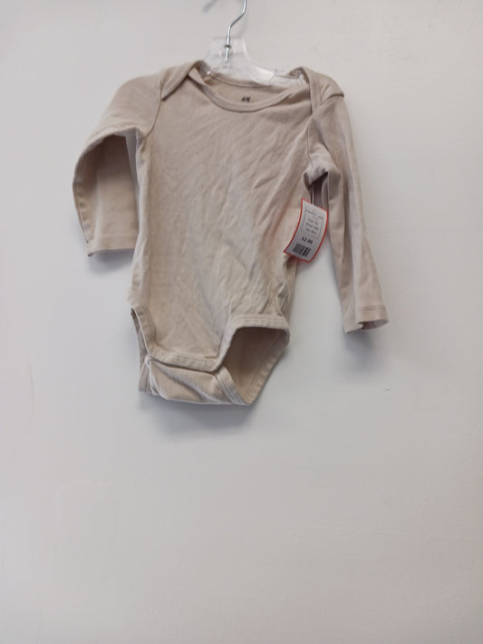Tan H&M Long Sleeve Onesie, 9M B