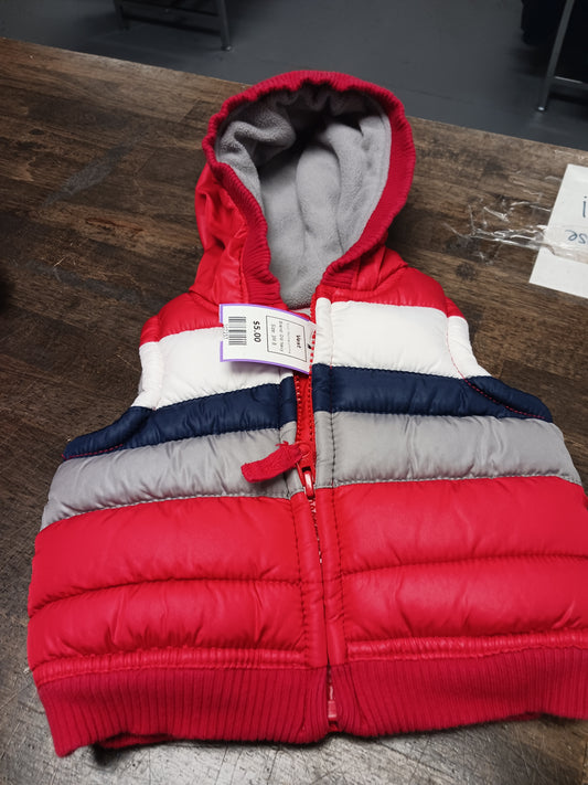 Red/Navy/White Old Navy Vest, 3M B
