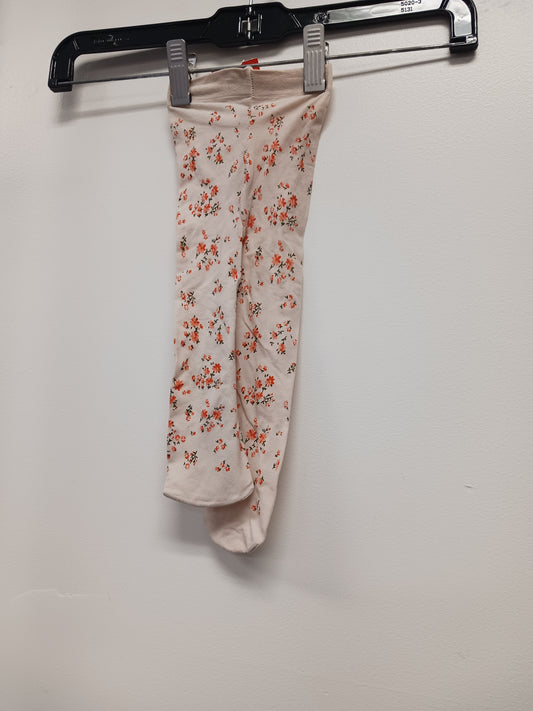 Pink Flower Carters Tights, 0-9M G