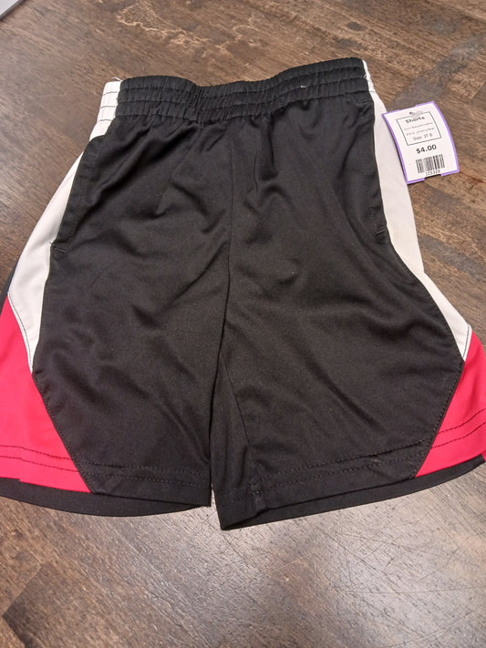 Black/White/Red Jumping Bean Shorts, 3T B
