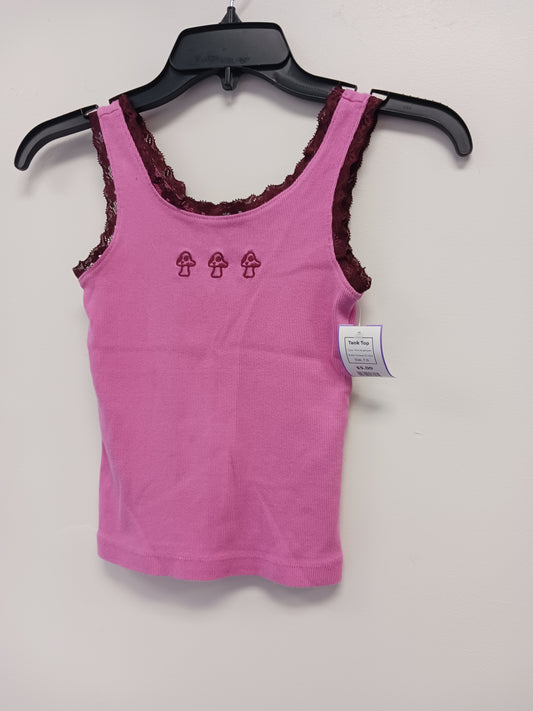 Pink Mushroom Forever 21 Kids Tank Top, 7 G