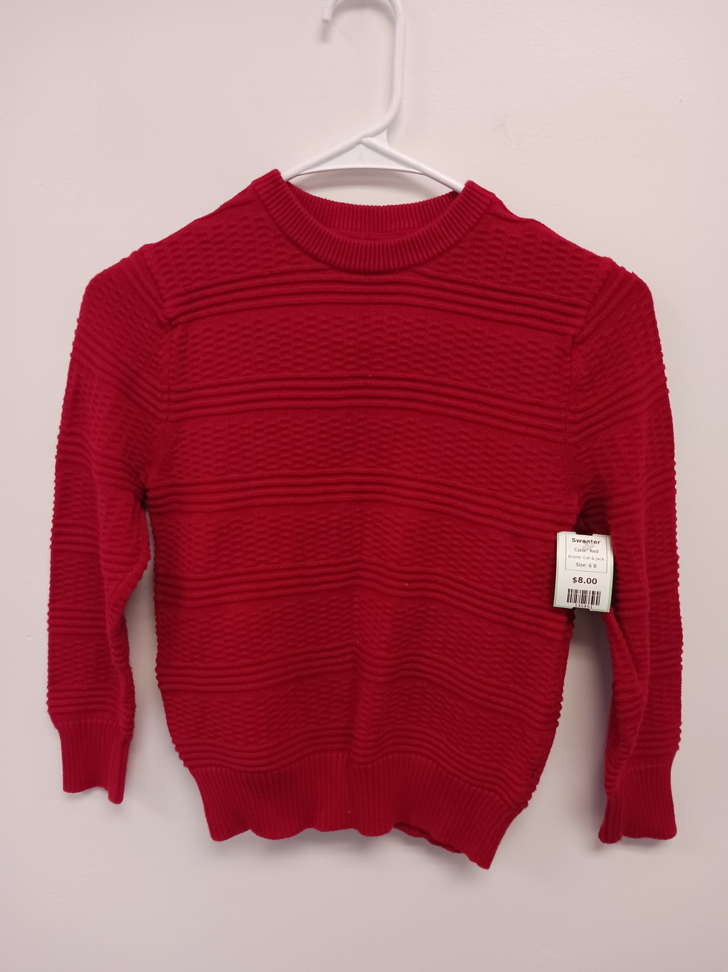 Red Cat & Jack Sweater, 6 B