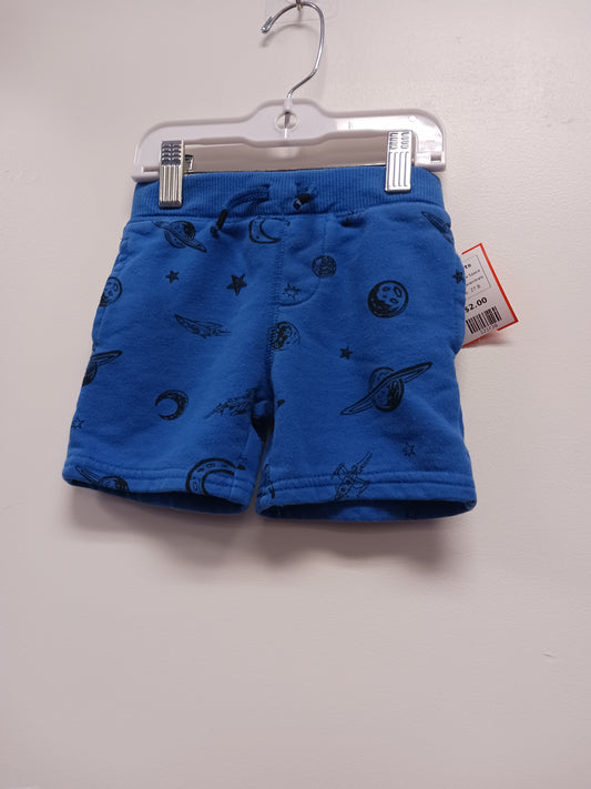 Blue Space Garanimals Shorts, 2T B