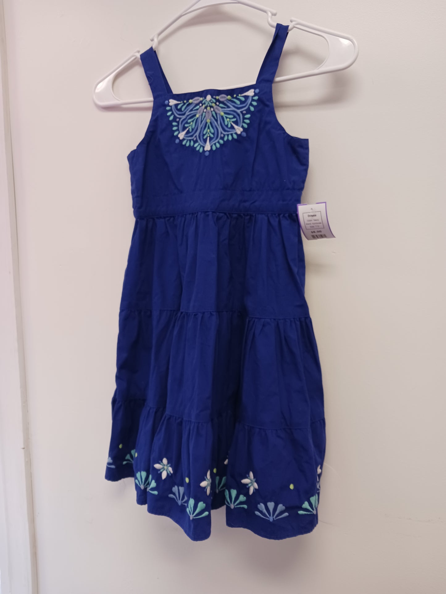 Navy Gymboree Dress, 7 G