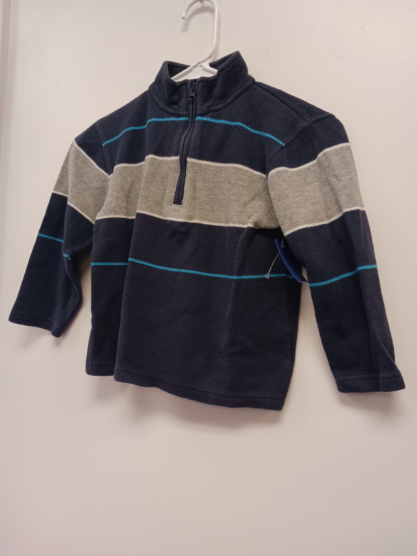 blue Baby Gap Long Sleeve 1/4 Zip Sweater, 5T B