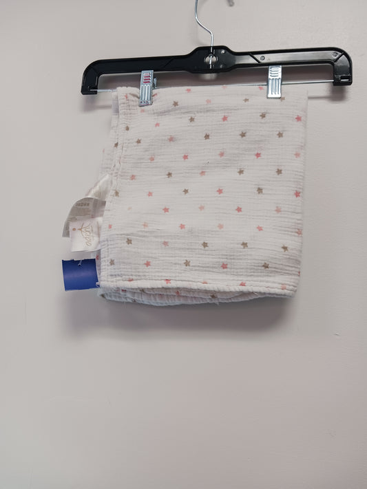 White/Pink Aden + Anais Stars Blanket