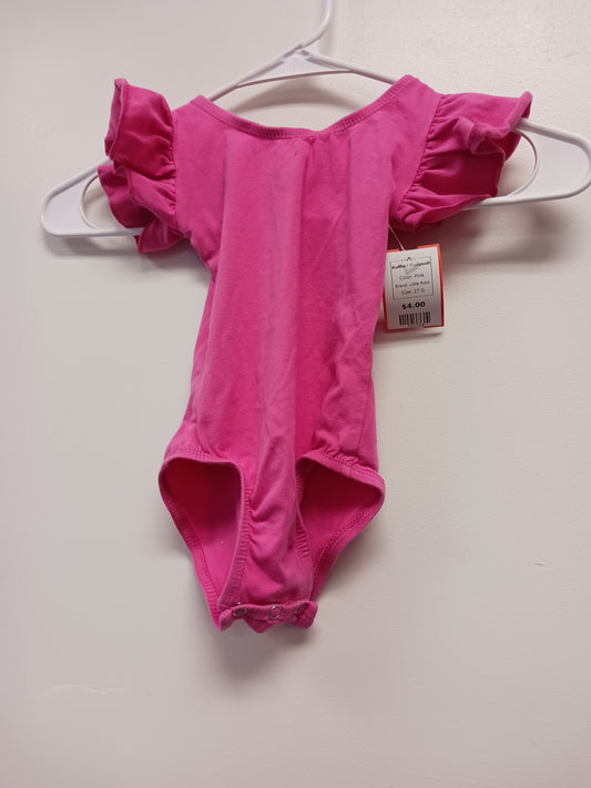 Pink Little Roos Ruffled Bodysuit, 2T G