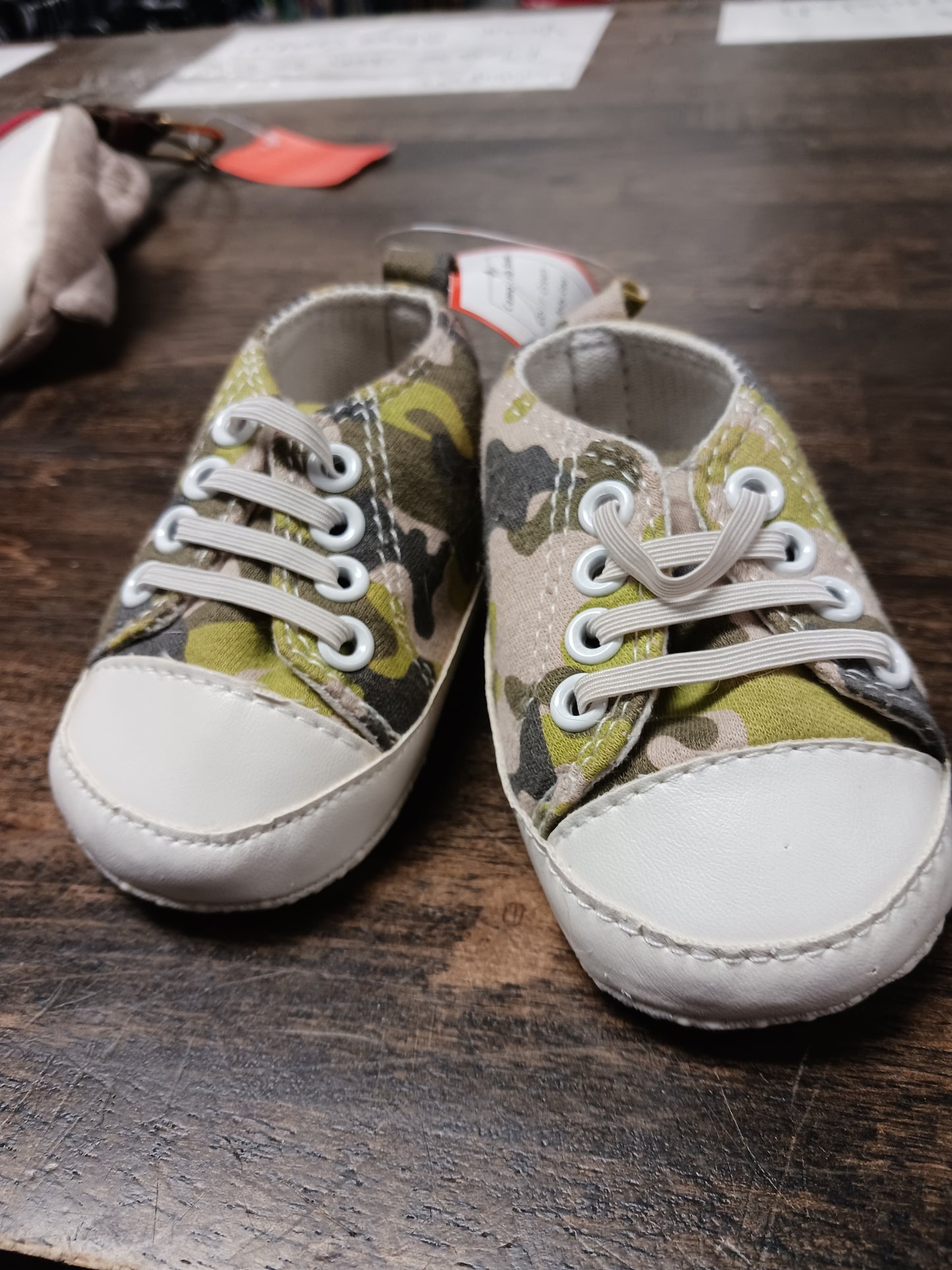 Green Baby Gear Camo Crib Shoes