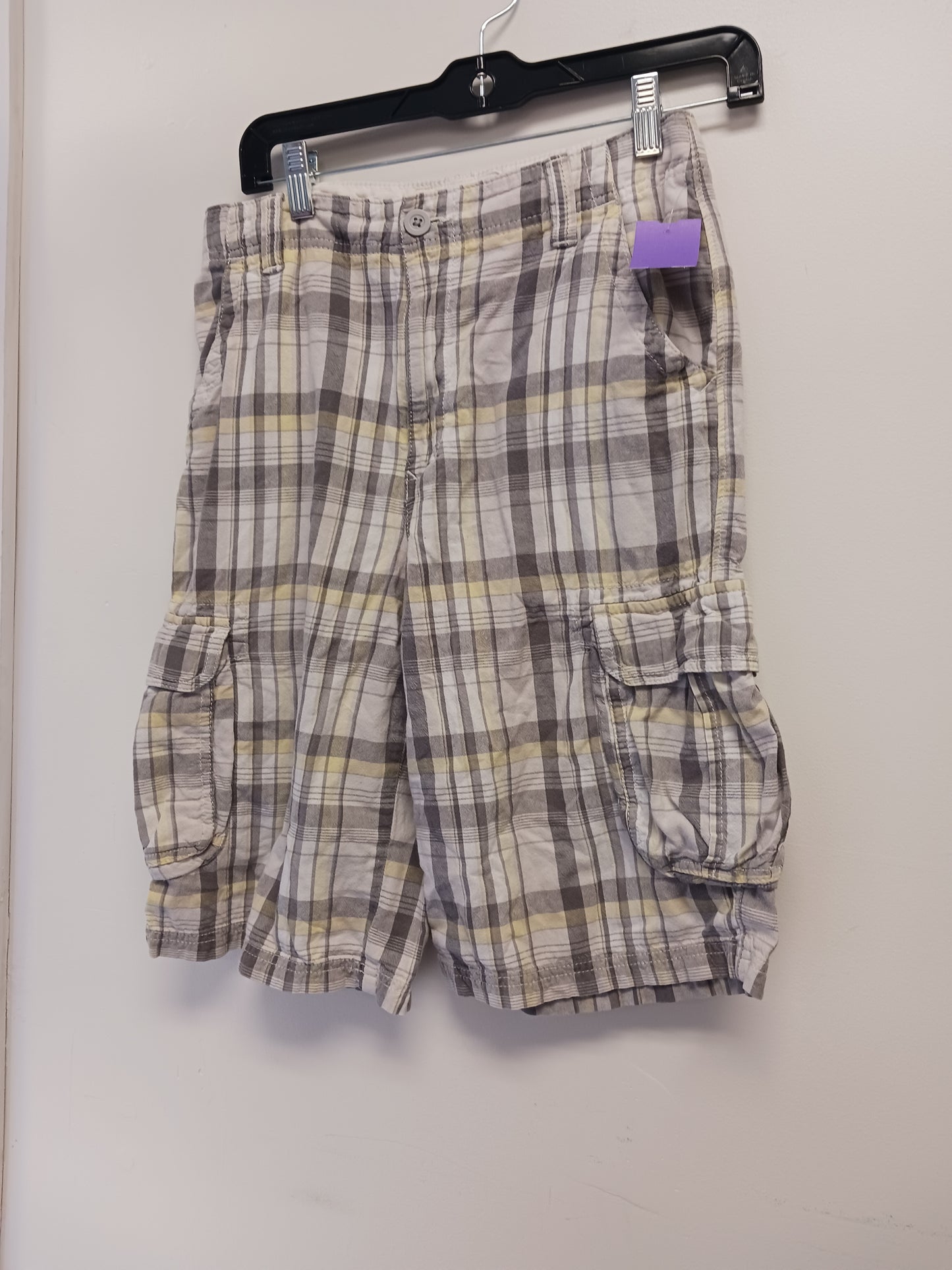 yellow plaid Urban Pipeline Plaid Cargo Shorts, 16 B