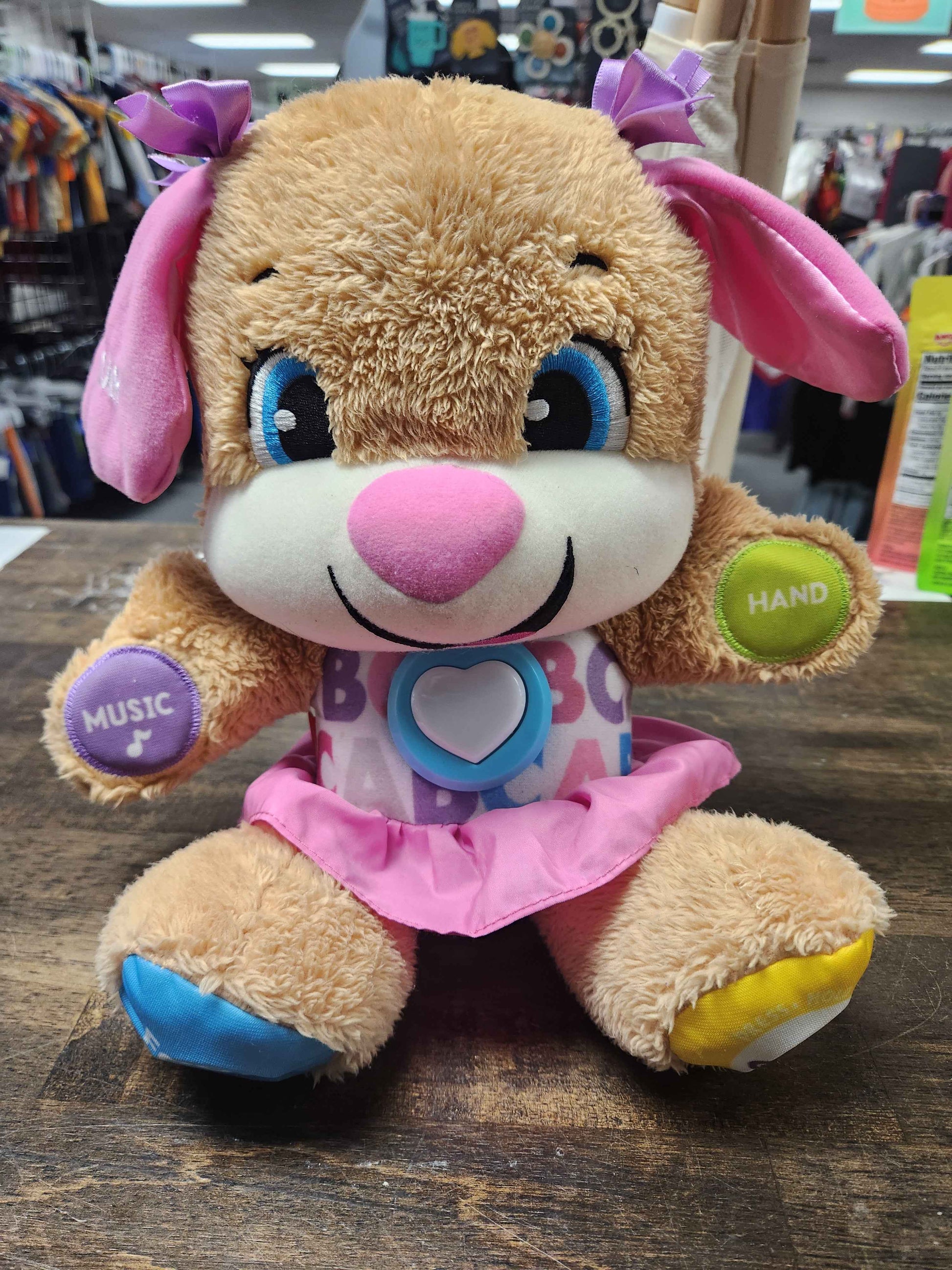 Fisher Price Plush Learning Dog