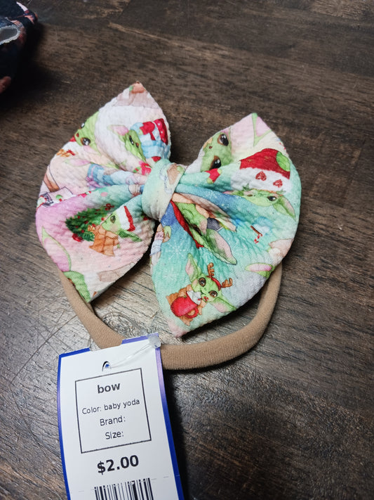 baby yoda  bow