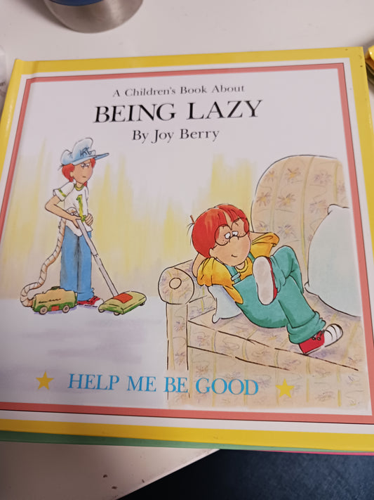 Joy Berry Being Lazy book