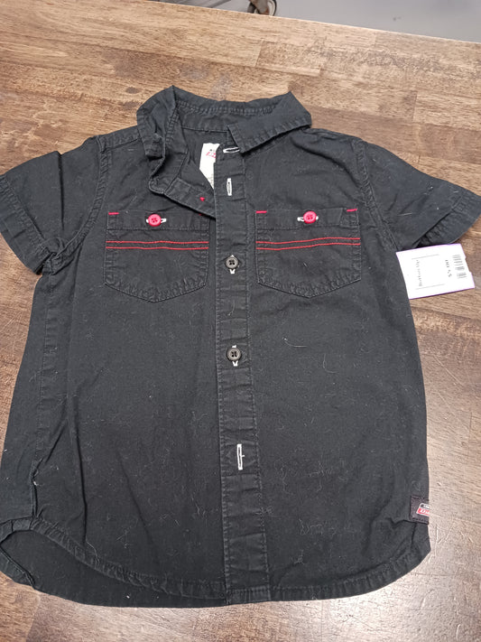 Black Dickies Button Up, 3T B