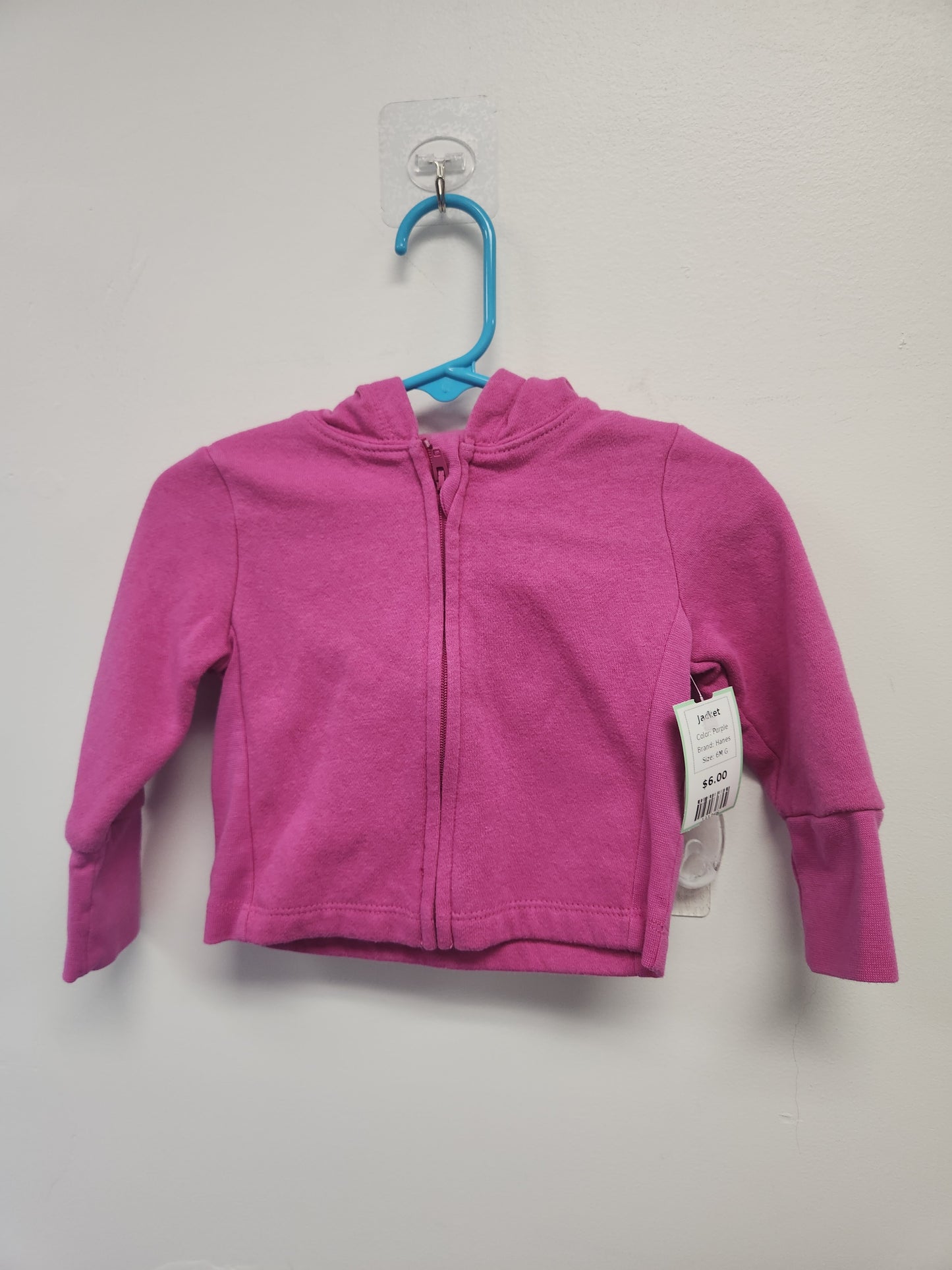 Purple Hanes Jacket, 6M G