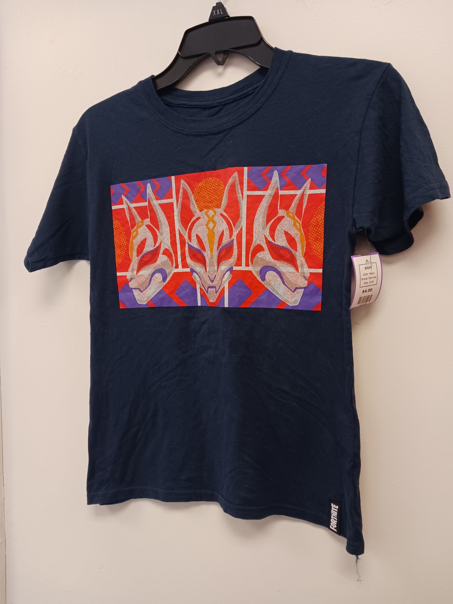 Navy Fortnite Shirt, 10 B