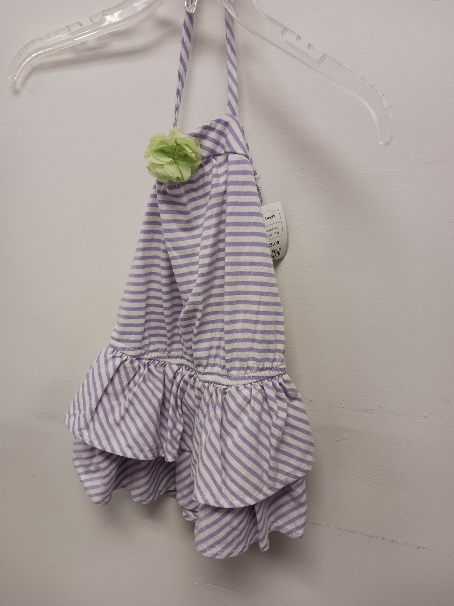 Purple/White Striped Gap Dress, 3T G
