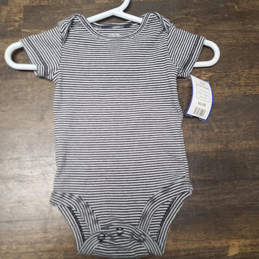 blue carters stripe onesie, 3M B