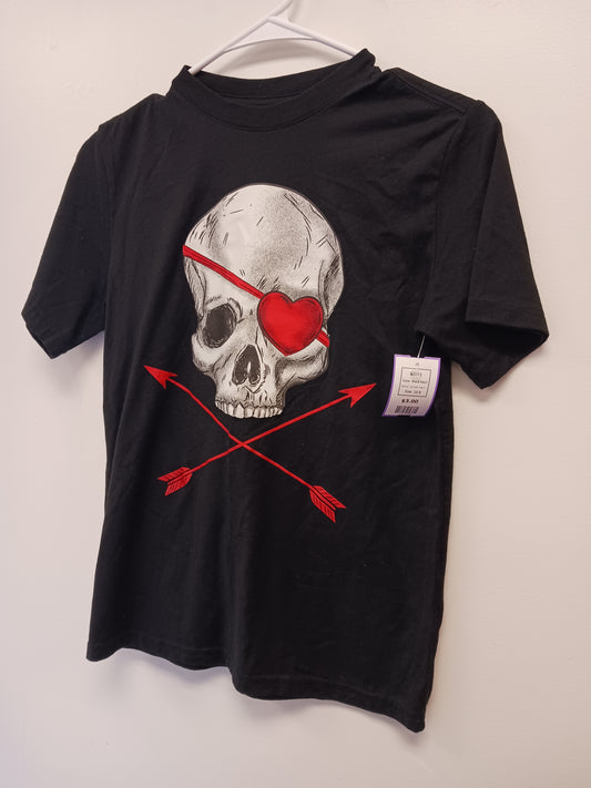 Black Skull Wonder Nation Shirt, 10 B