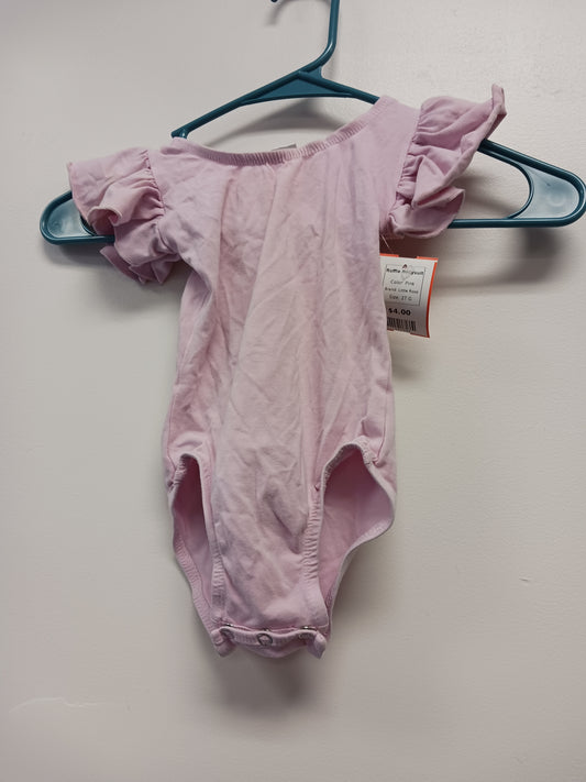 Pink Little Roos Ruffle Bodysuit, 2T G