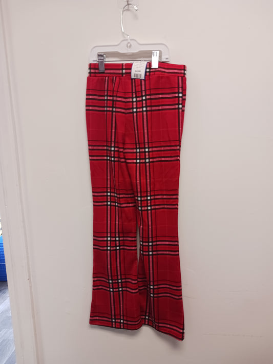 Red 365 kids Plaid Leggings, 8 G