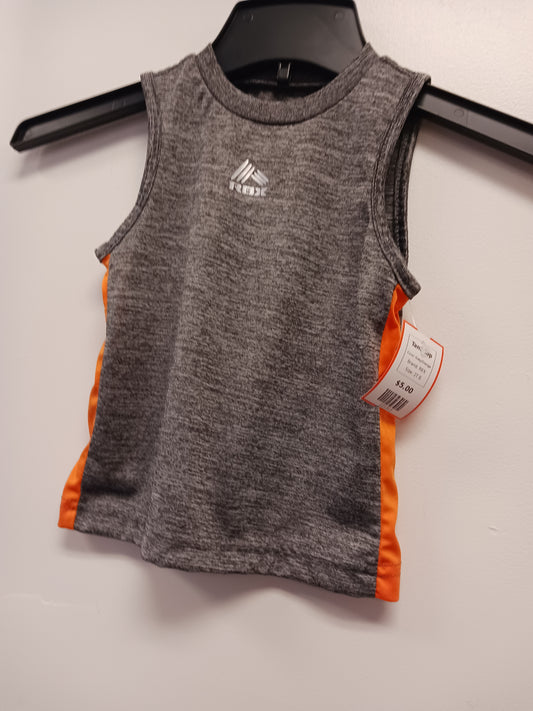 Grey/Orange RBX Tank Top, 2T B