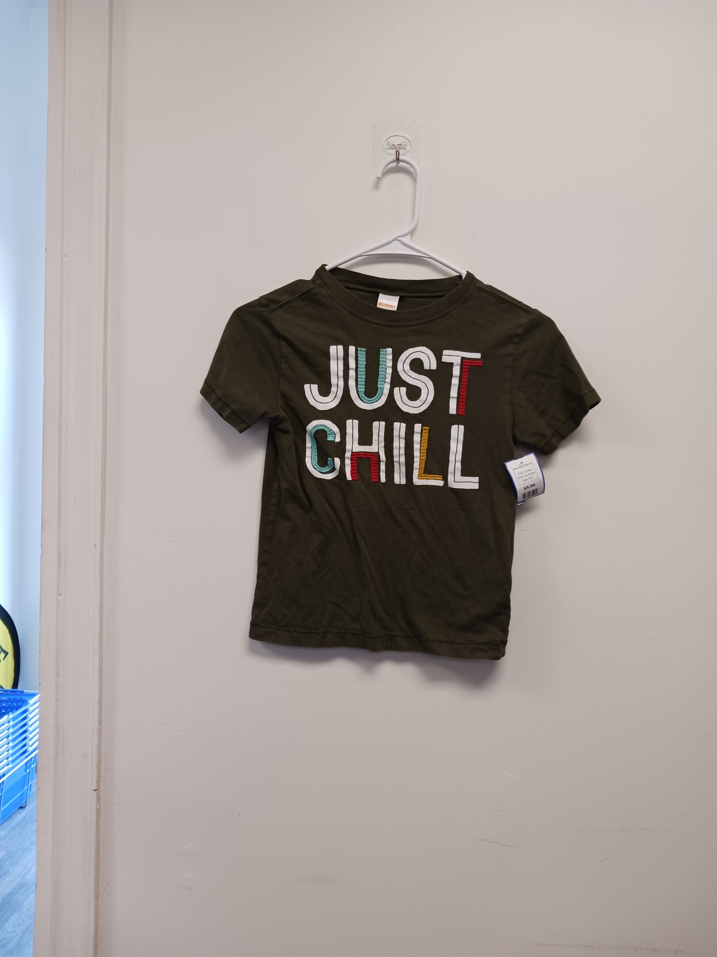 green Gymboree Just Chill Tshirt, 6 B