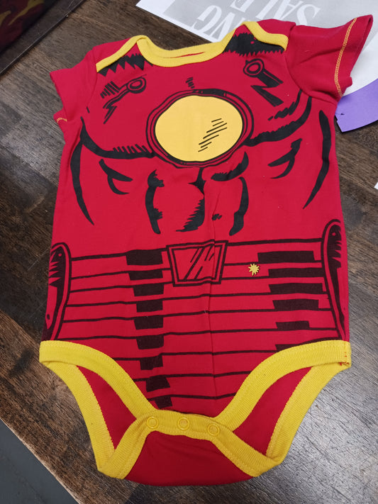 Red/Yellow Iron Man Onesie, 18M B