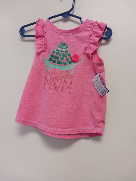 Pink/Blue Turtle Cat & Jack Tank Top, 18M G