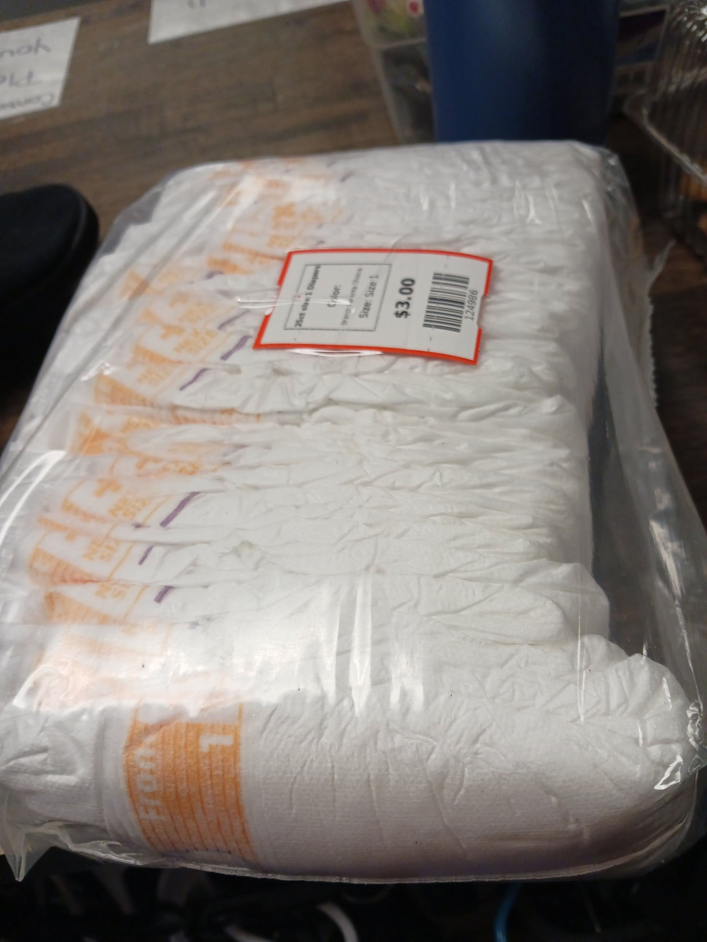 Parents Choice 25ct size 1 Diapers, Size 1