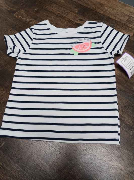 Navy/White Striped Garanimals Shirt, 2T G