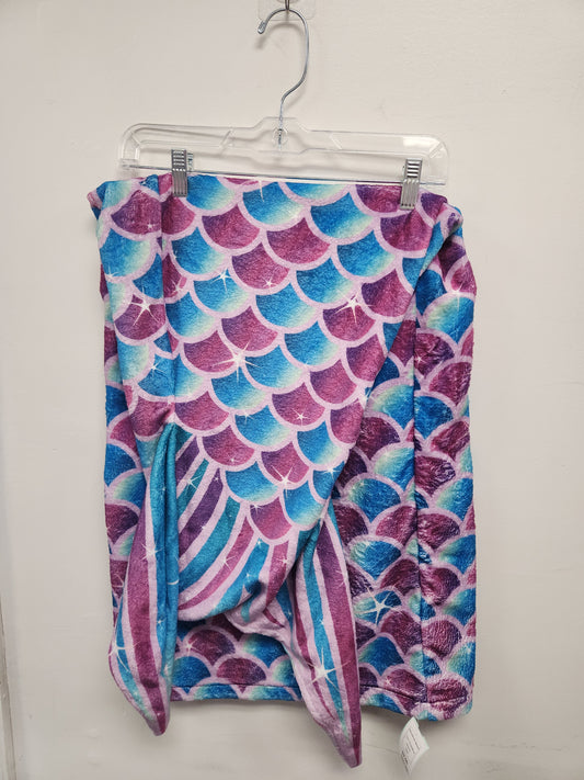 Purple/Blue  Mermaid Tail Blanket
