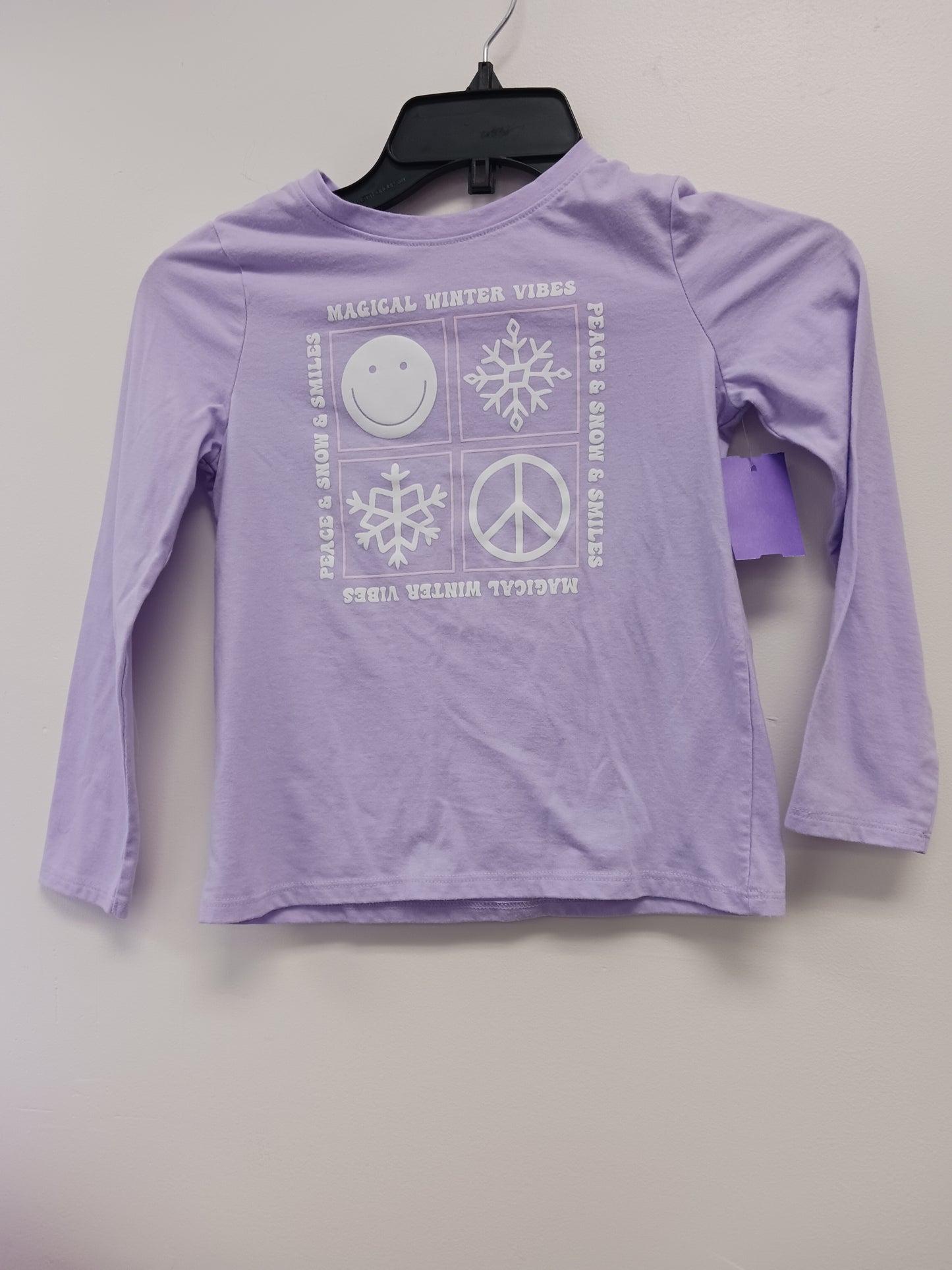 Purple Cat & Jack Longsleeve Shirt, 6 G