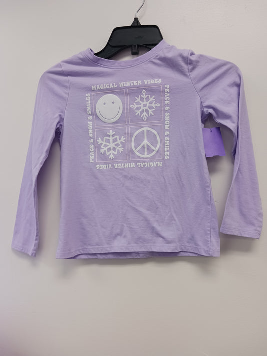 Purple Cat & Jack Longsleeve Shirt, 6 G
