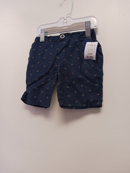 blue shein Anchor Shorts, 2T B