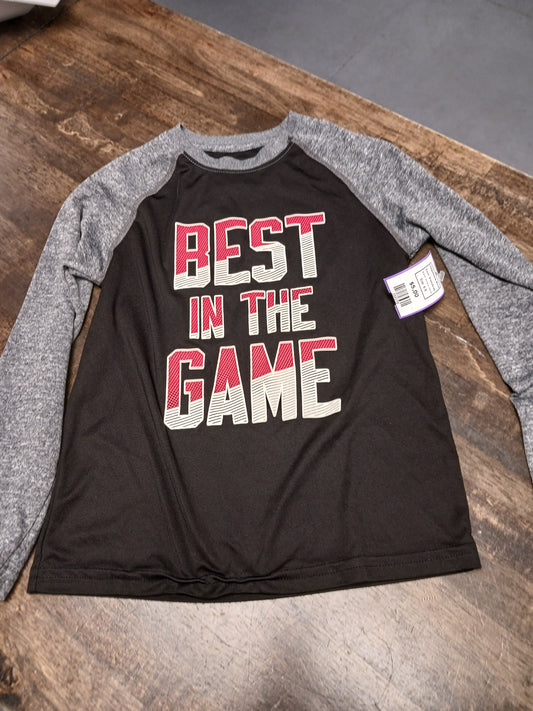 Black/Grey Athletic Works Longsleeve Shirt, 6 B