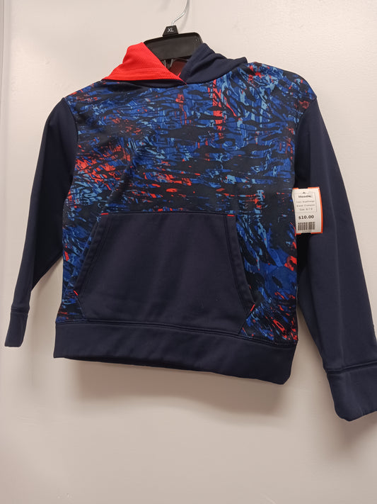 Blue/Orange Champion Hoodie, 6-7 B