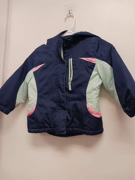 blue/pink Healthtex Winter Coat, 2T G