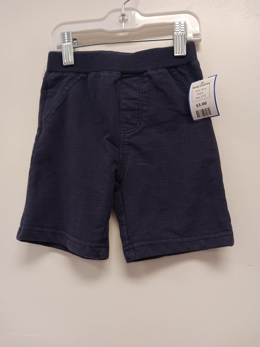 Blue  Knit Shorts, 2T B