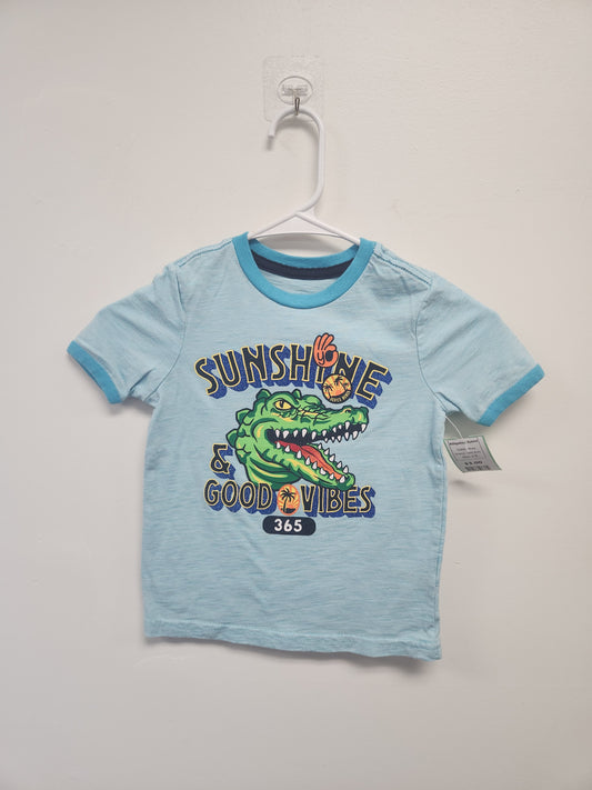 Blue 365 Kids Alligator Tshirt, 4 B