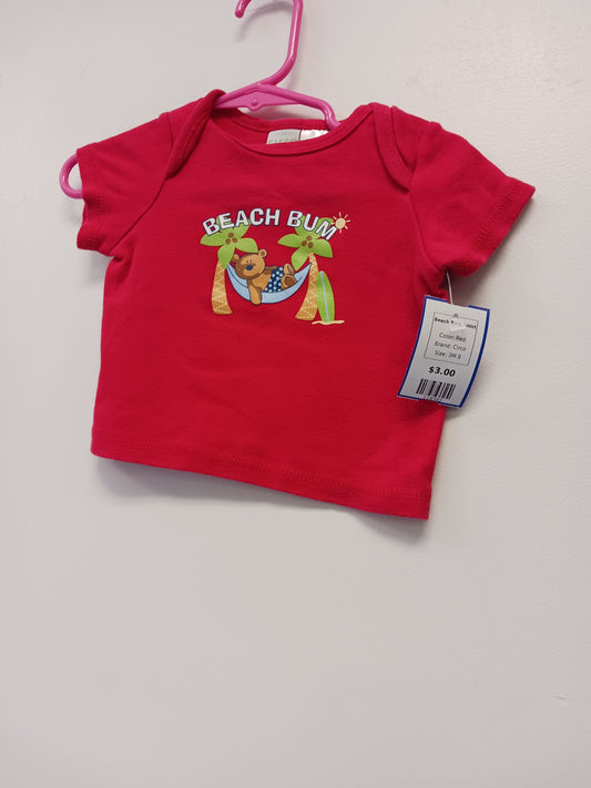 Red Circo Beach Bum Tshirt, 3M B