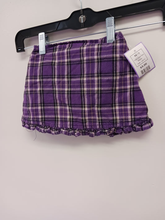 Purple Plaid  Skort, 12M G